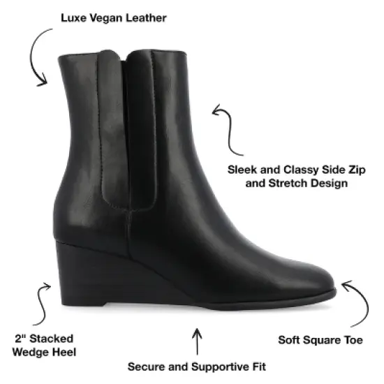 Journee Collection Women's Tru Comfort Foam&trade; Kylo Booties image {7}