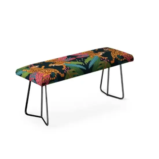 Avenie Jungle Cats Bench - Deny Designs image {2}