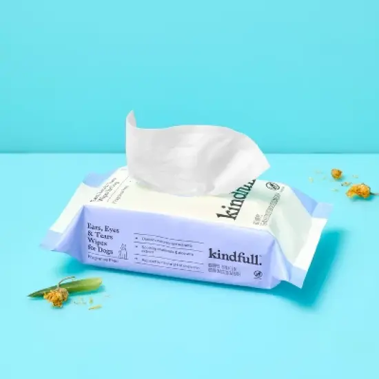 Ears, Eyes and Tears Dog Wipes - 60ct - Kindfull&trade; image {1}