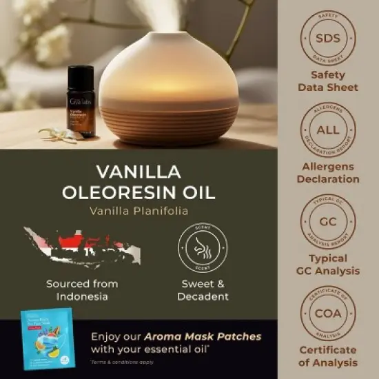 Gya Labs Vanilla Essential Oil Long Lasting Perfume- 0.34 Fl Oz - image {5}