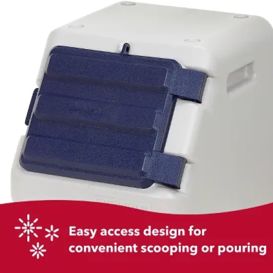 Coastal Pet Bergan Stack-n-Stor Food Storage - Beige and Navy image {5}