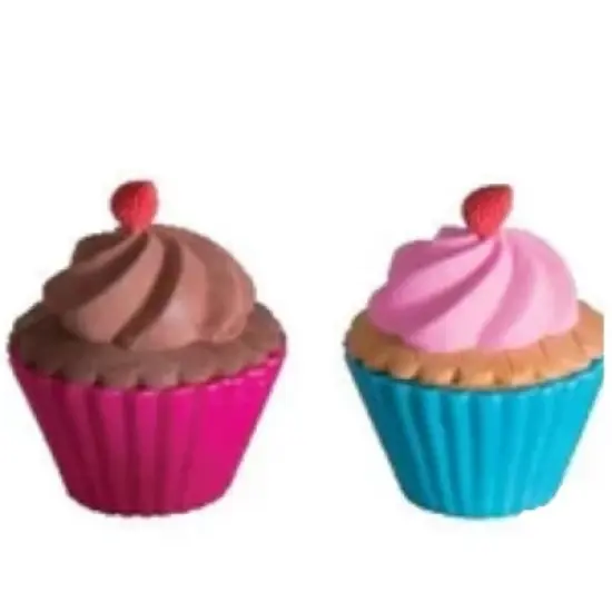 (6x Pcs mix) Cupcake Shoppe Scented Erasers and Sharpeners Novelty Toys, Favors and Games image {3}