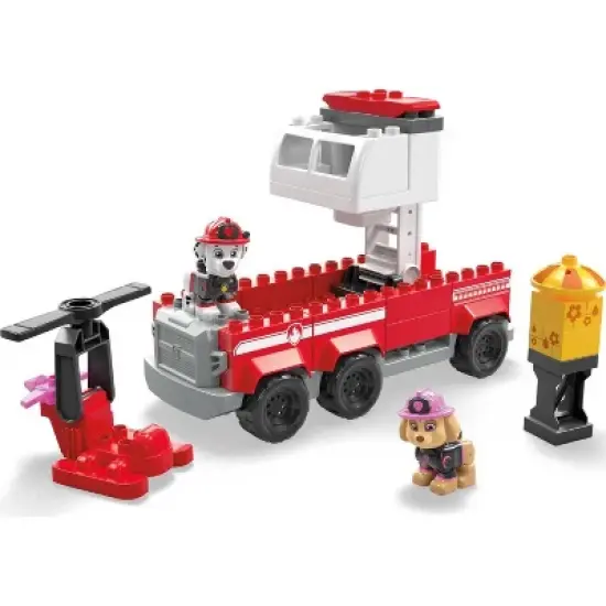 MEGA Nickelodeon PAW Patrol Marshall's Ultimate Fire Truck Building Set - 37pcs image {5}