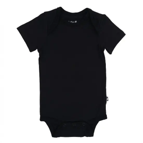Kyte Baby 2-Pack Short Sleeve Bodysuit in Cloud and Midnight image {4}