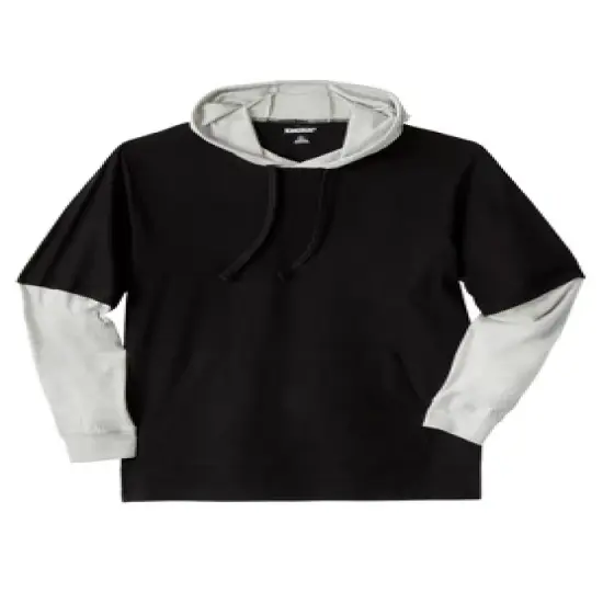 KingSize Men's Big & Tall Lightweight Hangdown Hoodie image {2}
