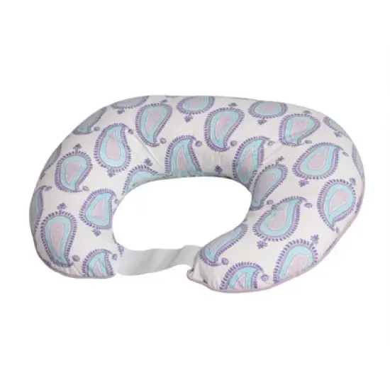 Bacati - 3 pc Isabella Paisley Aqua/Purple Hugster Feeding & Infant Support Nursing Pillow  image {7}