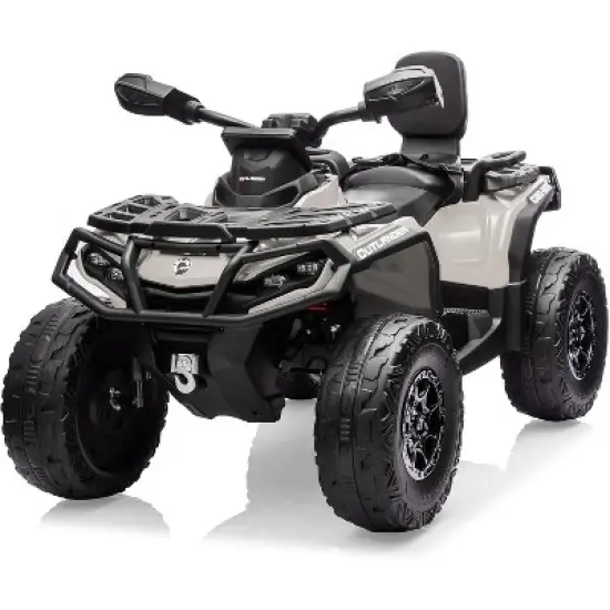 24V Kids Ride On Car,2 Seater Licensed Can-Am Electric ATV Car for Kids,4 Wheeler 4WD Ride On Electric Toy Car,3 Speeds,Leather Seats image {2}