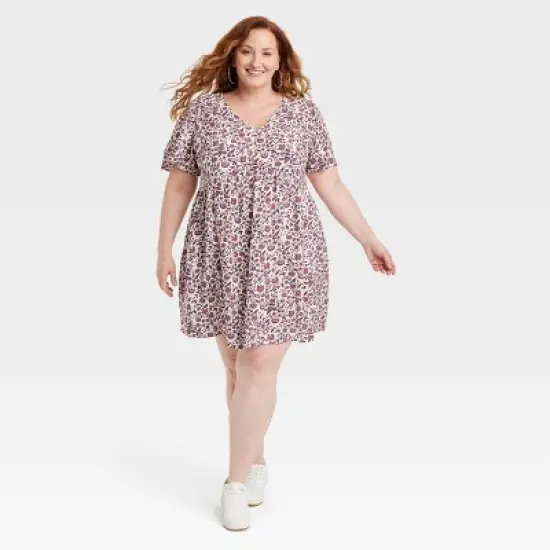 Women's Flutter Short Sleeve A-Line Dress - Knox Rose&trade; image {3}