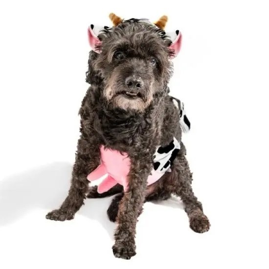 Midlee Cow Headband & Udder Dog Costume image {3}