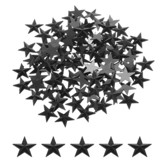 Unique Bargains Acrylic Flat Back Star DIY Decor Jewelry Rhinestone 100 Pcs image {7}