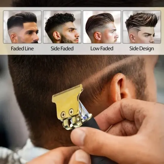 The Cutting Edge LCD Display Rechargeable Zero Gap T-Blade Trimmer - Trial Size - 5ct image {5}