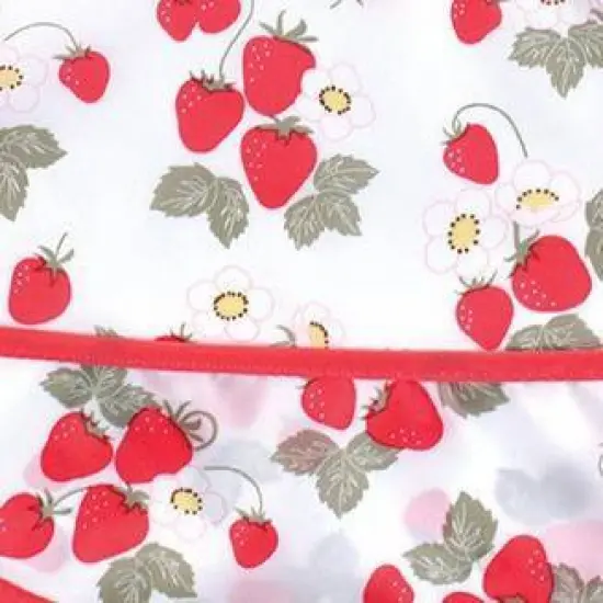 Hudson Baby Infant Girl Waterproof Polyester Bibs 5pk, Strawberries image {2}