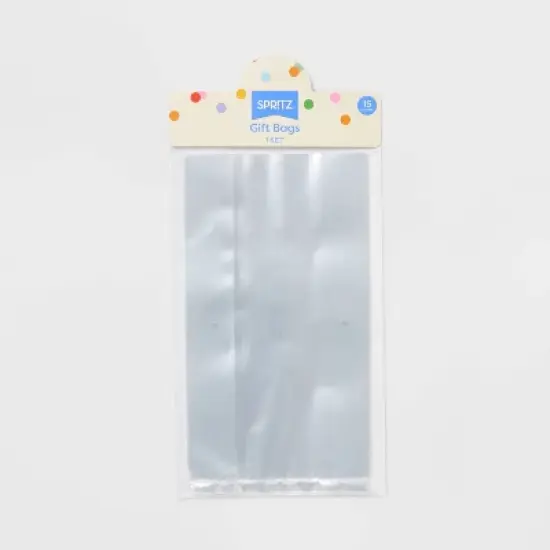 15ct Clear Cello Gift Bags - Spritz&trade; image {2}