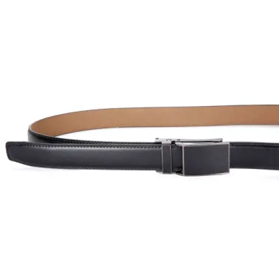 Men's Grid Design Ratchet Belt image {2}
