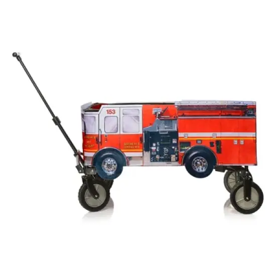Seeing Red Fire Truck Wagon Cover Halloween Accessory image {1}
