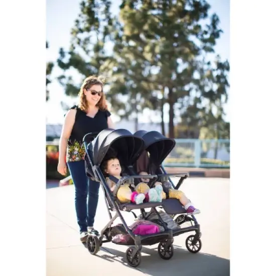 Joovy KooperX2 Lightweight Compact Fold Double Stroller image {2}
