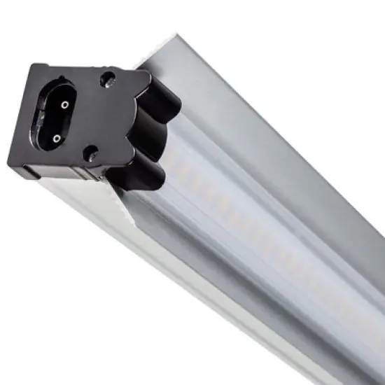 SunBlaster 48" Prism Lens 48W 6400K Full Spectrum LED Strip Light Indoor Greenhouse Plant Grow Lamp with Built-In Reflector & Mounting Clips image {2}