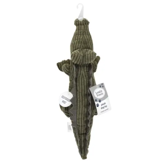 Luvable Friends Dog Plush Squeaker Pet Toy, Crocodile, One Size image {1}