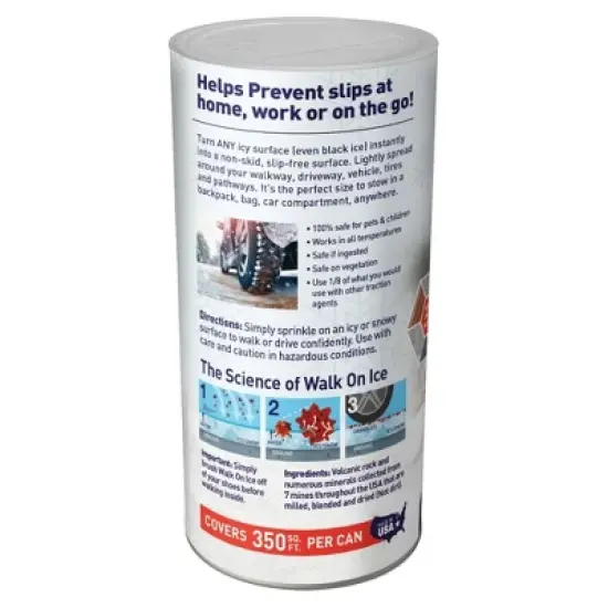 Gaia 12 Pack Walk on Ice Snow Melt to Help Prevent Slips and Falls, Keep Your Walkways, Driveways, and Outdoor Spaces Ice Free, 1.75 lbs image {5}