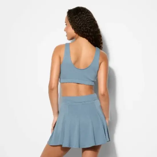 Women's French Terry Slim Fit Deep V-Neck Tank Top - Wild Fable&trade; image {2}