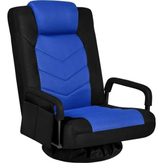 Yaheetech Adjustable Swivel Gaming Chair Reclining Sofa Chair with Armrests and Adjustable Backrest image {7}