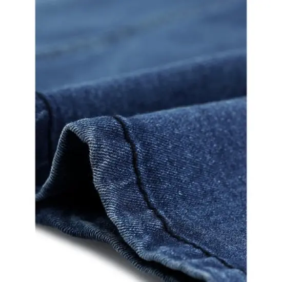 Agnes Orinda Women's Plus Size Casual Slim Side Slit Jean Denim  Pencil Skirt image {4}