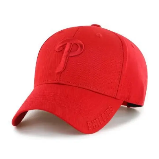 MLB Philadelphia Phillies Tonal Frost Hat: Cotton Adjustable Baseball Cap image {2}