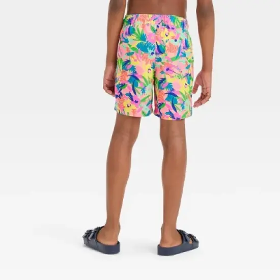Boys' Tropical Floral Printed Swim Shorts - Cat & Jack&trade; image {2}