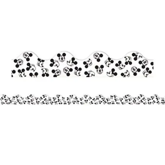 Eureka&reg; Mickey Mouse&reg; Throwback Tossed Mickeys Deco Trim&reg;, 37 Feet Per Pack, 6 Packs image {1}