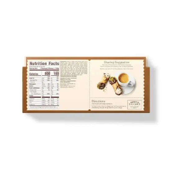 Frozen Chocolate Flavored Cannoli Filled with sweetened ricotta cheese and Chocolate Chips - 5ct/7.6oz - Favorite Day&trade; image {1}