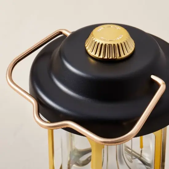 LED Lantern Black/Gold - Hearth & Hand&trade; with Magnolia image {4}