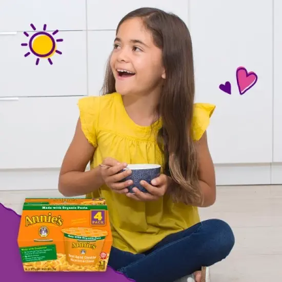 Annie's Real Aged Cheddar Mac & Cheese Microwavable Cups image {2}