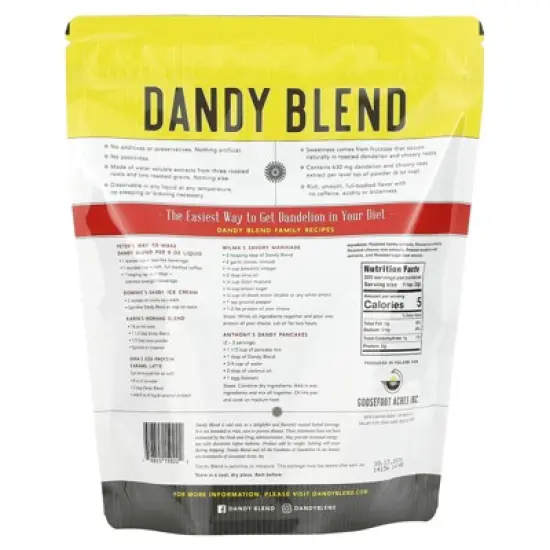 Dandy Blend Instant Herbal Beverage with Dandelion, Caffeine Free, 14.1 oz (400 g) image {1}