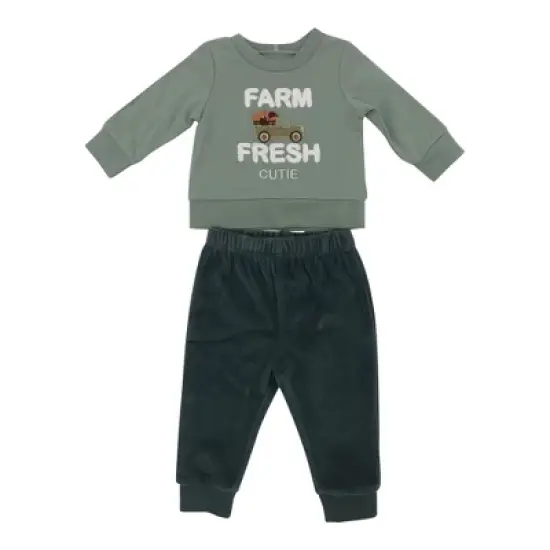 Chick Pea Baby Boy Jogger Set Newborn Pant Set Layette Bundle image {2}