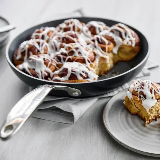 GreenPan Valencia Pro 10" & 12" Ceramic Frypan Set Black image {3}