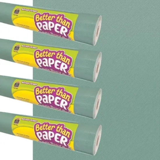 Teacher Created Resources Better Than Paper&reg; Bulletin Board Roll, 4' x 12', Retreat Green, 4-Pack image {3}