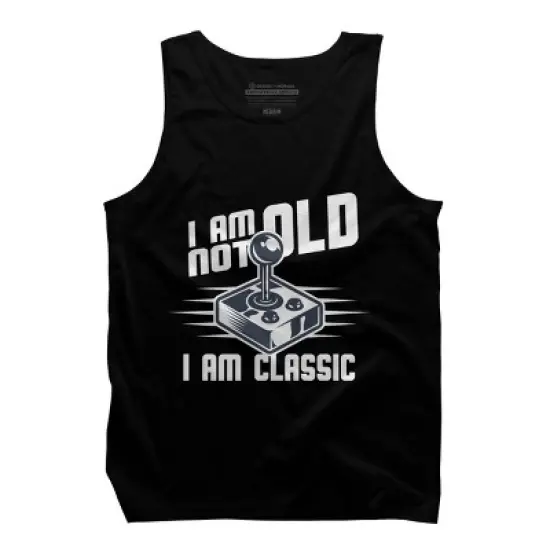 Men's Design By Humans I Am not Old I am Classic By nerdycorner Tank Top image {2}