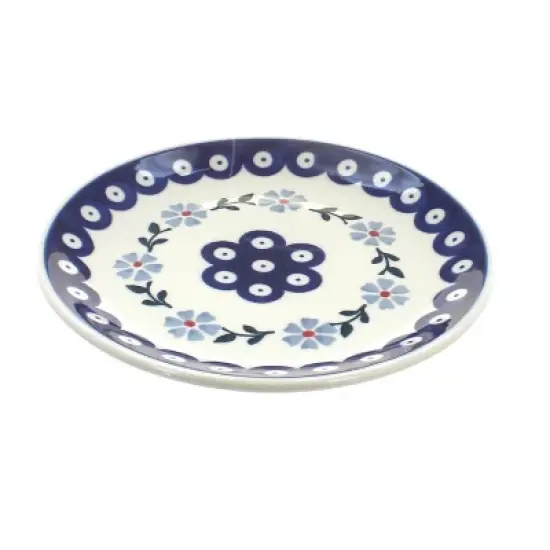 Blue Rose Polish Pottery Manufaktura Dessert Plate image {2}