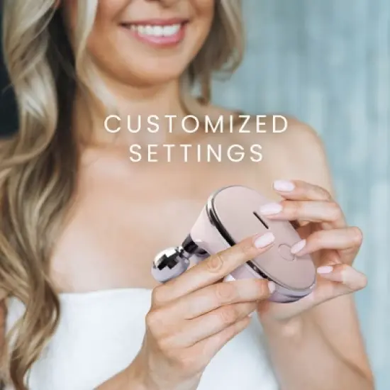 HOM Microcurrent Facial Device - Rechargeable Microsculpt Device for Face and Neck - For Skin Tightening, Face Sculpting, and Wrinkle Removal image {3}