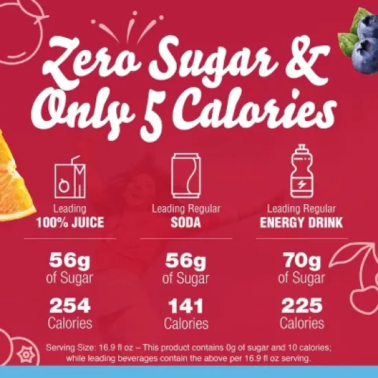 Crystal Light On-the-Go Fruit Punch Drink Mix - 10pk/0.09oz image {1}