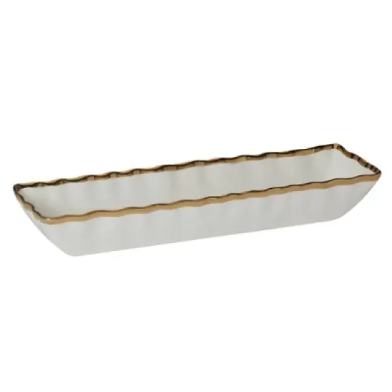 Certified International Regency Cracker Tray Gold image {7}