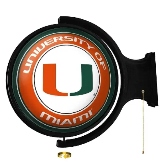 University Original Round Rotating Lighted Wall Sign image {46}