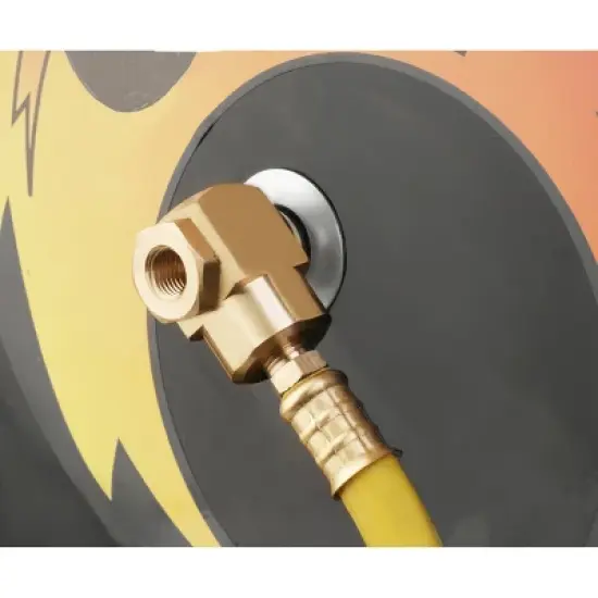 Fleming Supply Retractable Rubber Air Hose Reel, 20.75" x 7" x 19" image {7}