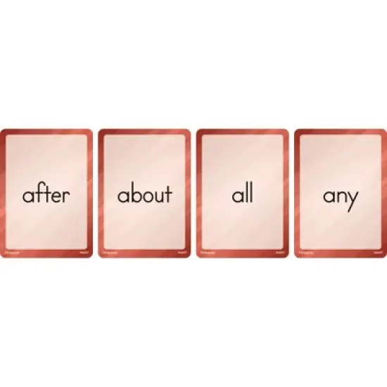 Teacher Created Resources Four Score Card Game: Sight Words, Pack of 3 image {2}