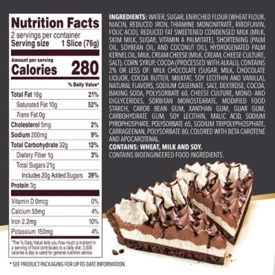 Edwards Singles Frozen Desserts Chocolate Cr&egrave;me Pie Slices - 5.34oz/2ct image {5}