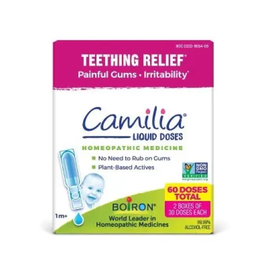 Camilia 30 doses Twin Pack by Boiron  -  2 x 30 liquid doses Liquid image {2}