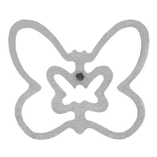 O'Creme Rosette-Iron Mold, Cast Aluminum 2 in 1 Butterfly Shape image {1}