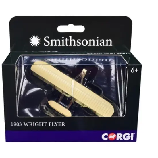 1903 Wright Flyer Aircraft with Pilot Figure "Smithsonian" Series Diecast Model by Corgi image {2}