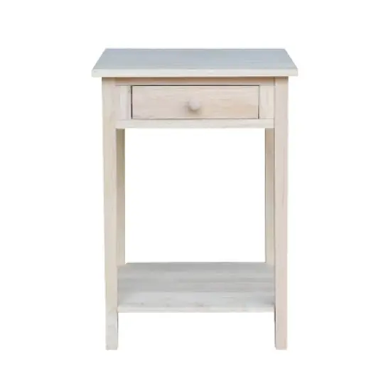 21" Nightstand Unfinished - International Concepts image {1}