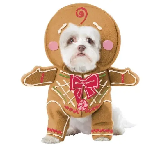California Costumes Gingerbread Pup Pet Costume image {1}